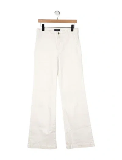 Pre-owned Ramy Brook High-rise Flared Jeans In Neutral