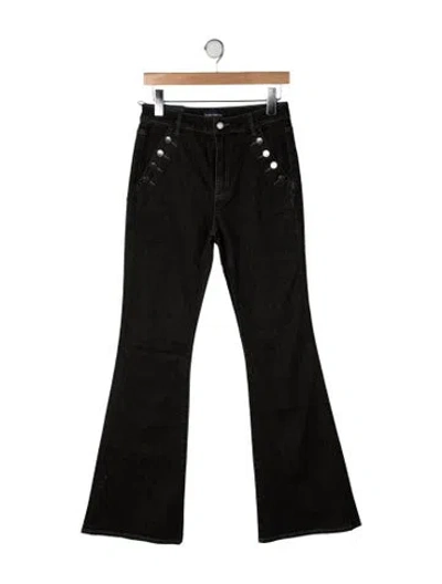 Pre-owned Ramy Brook High-rise Flared Jeans W/ Tags In Black