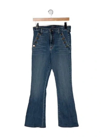 Pre-owned Ramy Brook High-rise Flared Jeans W/ Tags In Blue