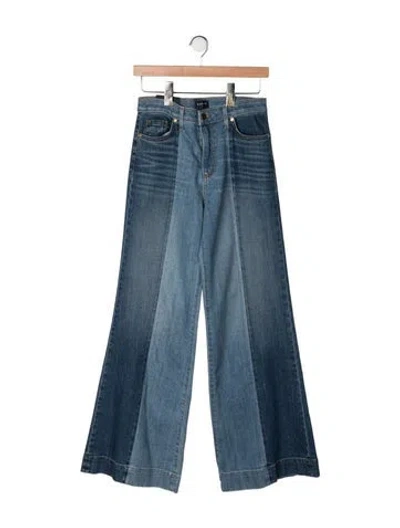 Pre-owned Ramy Brook High-rise Flared Jeans W/ Tags In Blue