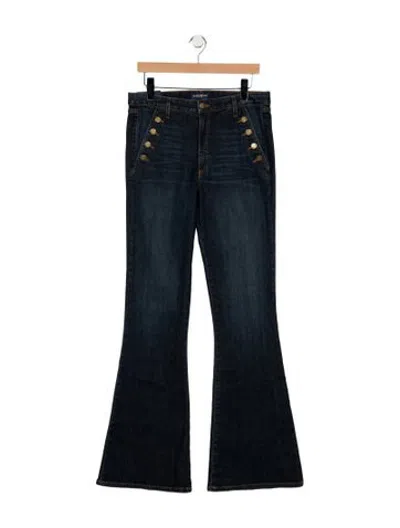 Pre-owned Ramy Brook High-rise Flared Jeans W/ Tags In Blue