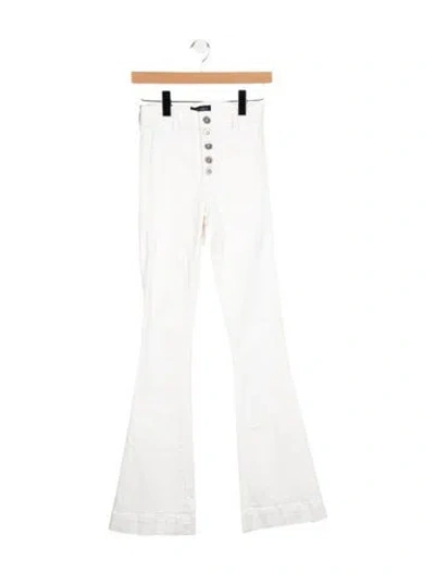 Pre-owned Ramy Brook High-rise Flared Jeans W/ Tags In Neutrals