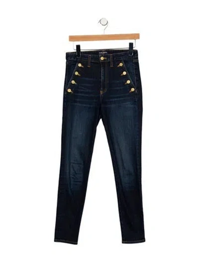 Pre-owned Ramy Brook High-rise Skinny Leg Jeans In Blue