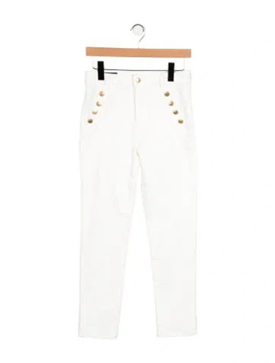 Pre-owned Ramy Brook High-rise Skinny Leg Jeans W/ Tags In White