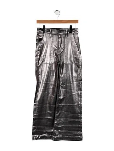 Pre-owned Ramy Brook High-rise Wide Leg Jeans In Multicolor