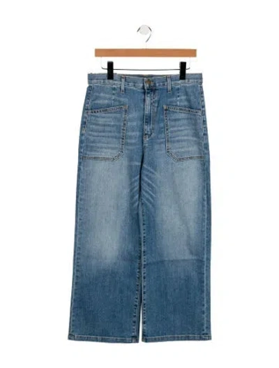 Pre-owned Ramy Brook High-rise Wide Leg Jeans W/ Tags In Blue