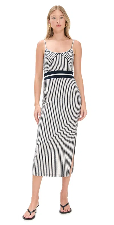 Ramy Brook Hollis Dress Spring Navy Pucker