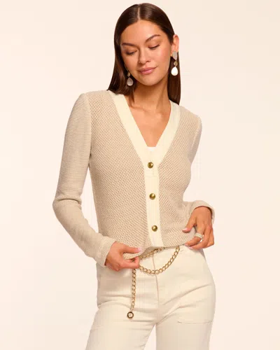 Ramy Brook Huda Cotton Lurex Tweed Jacket In Neutral