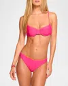 Ramy Brook Iliana Bikini Bottoms In Perfect Pink