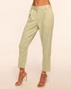 Ramy Brook Ingrid Cropped Pant In Mint Canvas