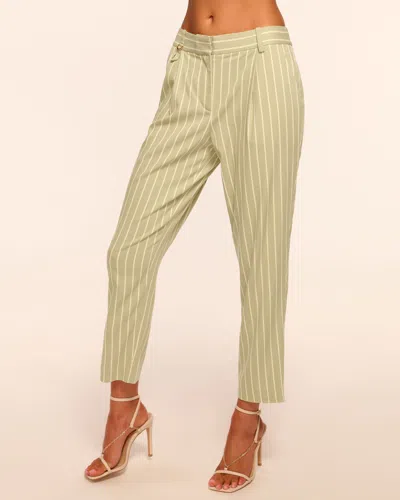 Ramy Brook Ingrid Cropped Pant In Mint Canvas