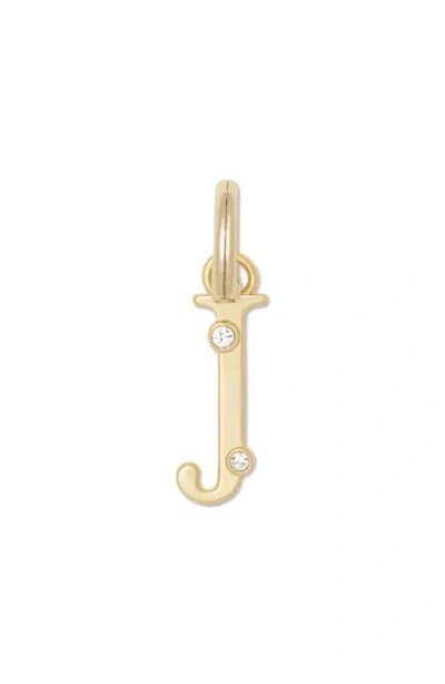 Ramy Brook Initial J Charm In Gold