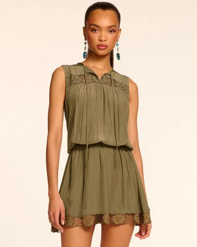 Ramy Brook Irma Sleeveless Embroidered Mini Dress