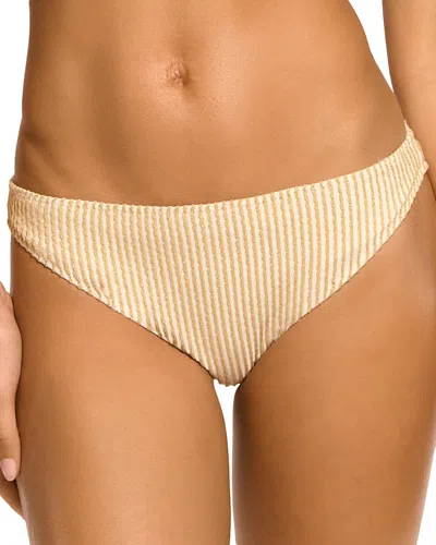 RAMY BROOK ISLA TEXTURED BIKINI BOTTOM