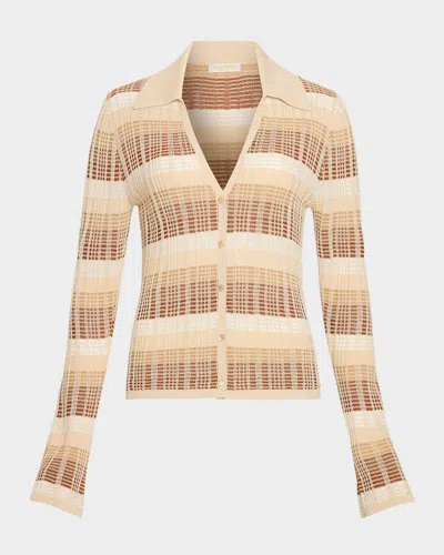 Ramy Brook Ivana Plaid Cardigan