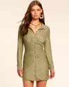 Ramy Brook Ivette Ruched Knit Mini Dress