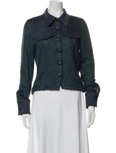 Pre-owned Ramy Brook Jacket In Blue