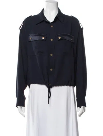 Pre-owned Ramy Brook Jacket In Blue