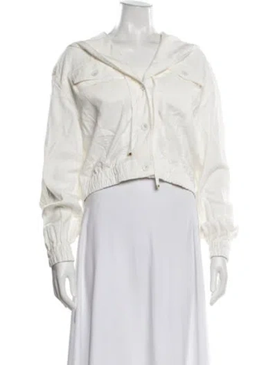 Pre-owned Ramy Brook Jacket In White