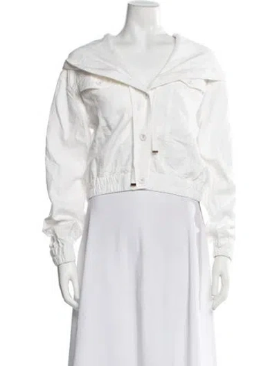 Pre-owned Ramy Brook Jacket In White