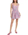 Ramy Brook Jacq Belted Mini Dress In Multi