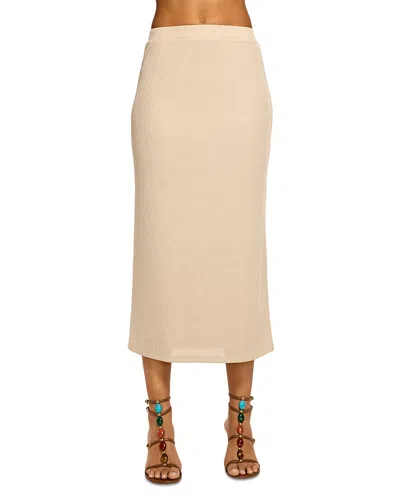 Ramy Brook Jade Midi Skirt In Neutral
