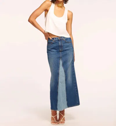 RAMY BROOK JANNIE DENIM SKIRT IN TONAL