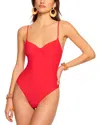 Ramy Brook Jayda One-piece Swimsuit In Flame