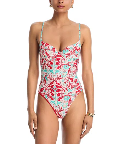 Ramy Brook Jayda Printed One Piece Swimsuit In Multi