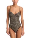 Ramy Brook Jayda Printed Underwire One Piece Swimsuit In Multi
