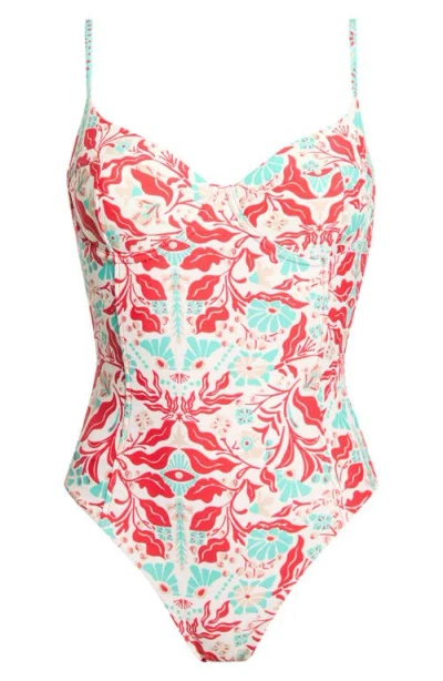 Ramy Brook Jayda Underwire One-piece Swimsuit In Orange