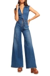 Ramy Brook Jemma Denim Jumpsuit In Medium Wash