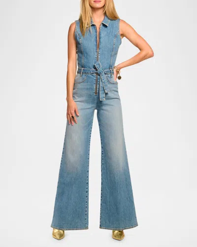 Ramy Brook Jemma Denim Jumpsuit In Light Wash