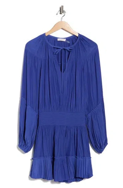 Ramy Brook Joey Long Sleeve Dress In Blue