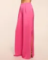 Ramy Brook Jolie Wide Leg Pant In Pink