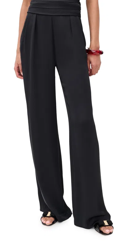 Ramy Brook Joss Wide Leg Pants In Black