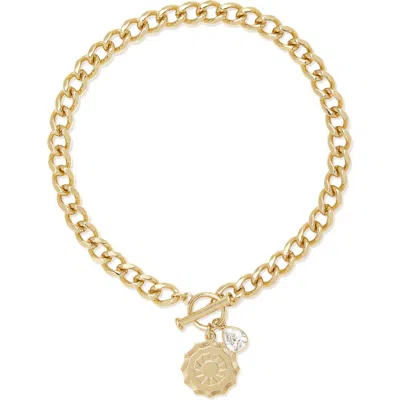 Ramy Brook Julieta Curb Chain Necklace In Gold