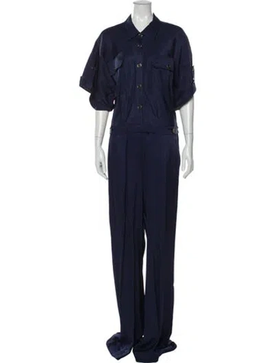 Pre-owned Ramy Brook Jumpsuit W/ Tags In Blue