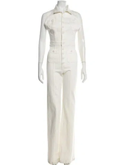 Pre-owned Ramy Brook Jumpsuit In White