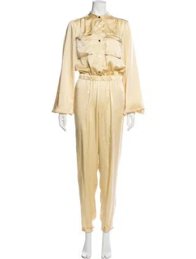 Pre-owned Ramy Brook Jumpsuit In Yellow