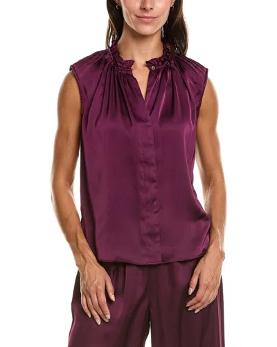 Ramy Brook Kalani Top In Burgundy
