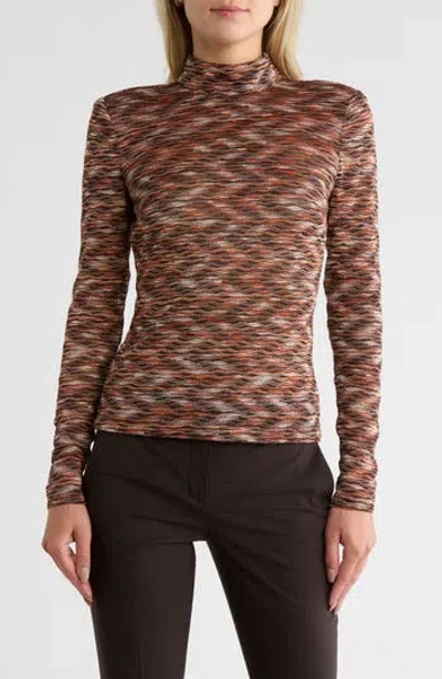 Ramy Brook Karin Long Sleeve Top In Brown