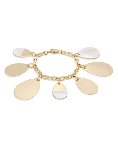 Ramy Brook Karina Mother Of Pearl Pear Shape Charm Bracelet In Multi