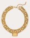 Ramy Brook Karissa Layered Choker Necklace In Lemon
