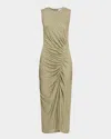 Ramy Brook Karla Knit Midi Dress In Green