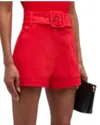 Ramy Brook Kasey Mini Short In Flame In Red