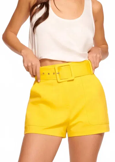 Ramy Brook Kasey Short In Bright Lemon In Yellow