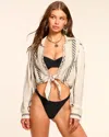Ramy Brook Kaylie Tie Front Coverup Top
