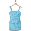 Ramy Brook Kelly Snap Front Dress In Washed Laguna Vintage Denim
