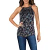 RAMY BROOK KIRA WOMENS METALLIC PRINTED TANK TOP